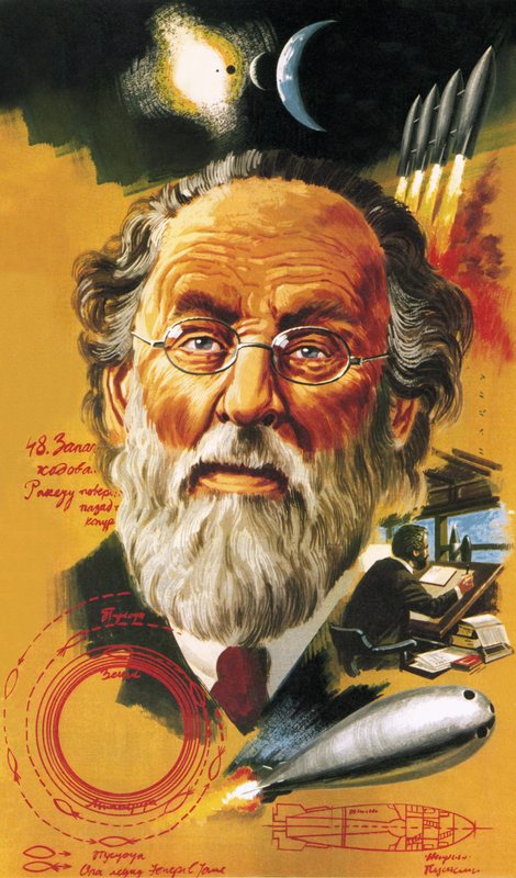 Emberek és gépek: A rakétaember: Csiolkovszkij: Konsztantyin Csiolkovszkij alkotó: Wilf (20th century) Hardy