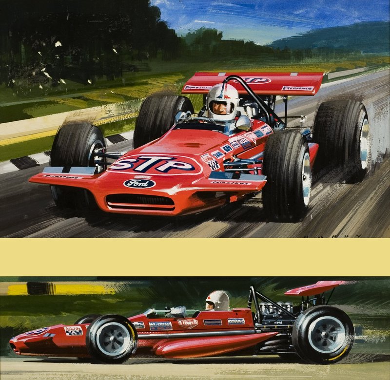 Március 701 (gouache, papír) alkotó: Wilf (20th century) Hardy