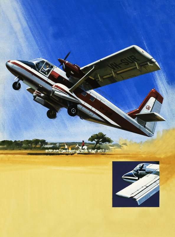 Kétmotoros Nomad rövid felszállású repülőgép alkotó: Wilf (20th century) Hardy