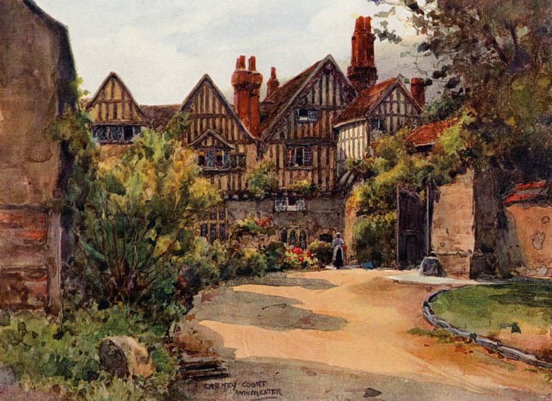 Cheney Court, Winchester (színes litó) alkotó: Wilfrid Williams Ball