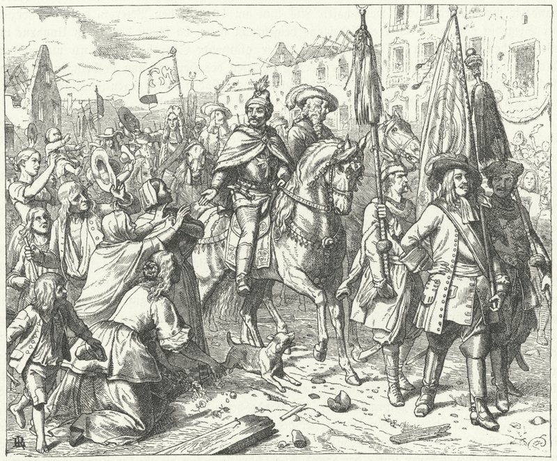 Bécs felszabadítóinak bevonulása a városba, 1683 alkotó: Wilhelm Camphausen