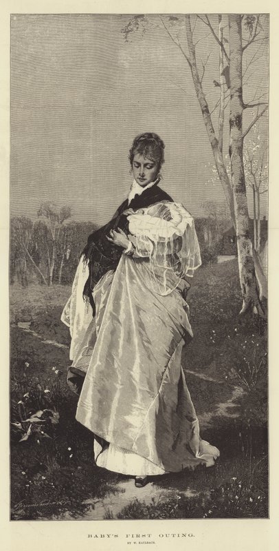A baba első kirándulása alkotó: Wilhelm von Kaulbach