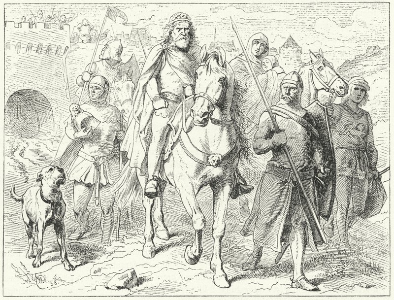 Oroszlán Henrik, Szászország hercege Bardowiek előtt alkotó: Wilhelm Camphausen