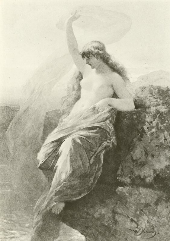 A Lorelei (mélynyomás) alkotó: Wilhelm Kray