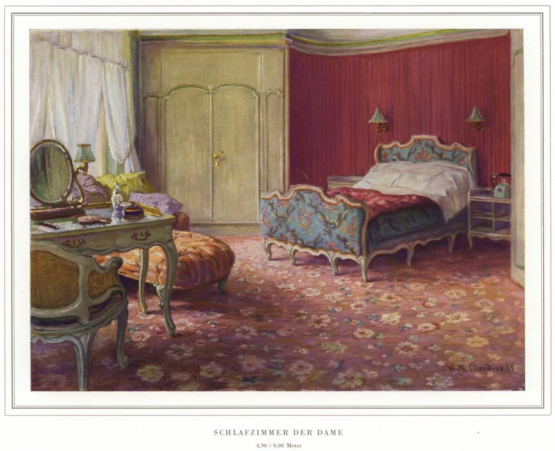 A Halbmond-Teppichfabrik Von Koch Und Te Kock szőnyeggyártók üzlete (színes litho) alkotó: Wilhelm Ludwig Heinrich Claudius