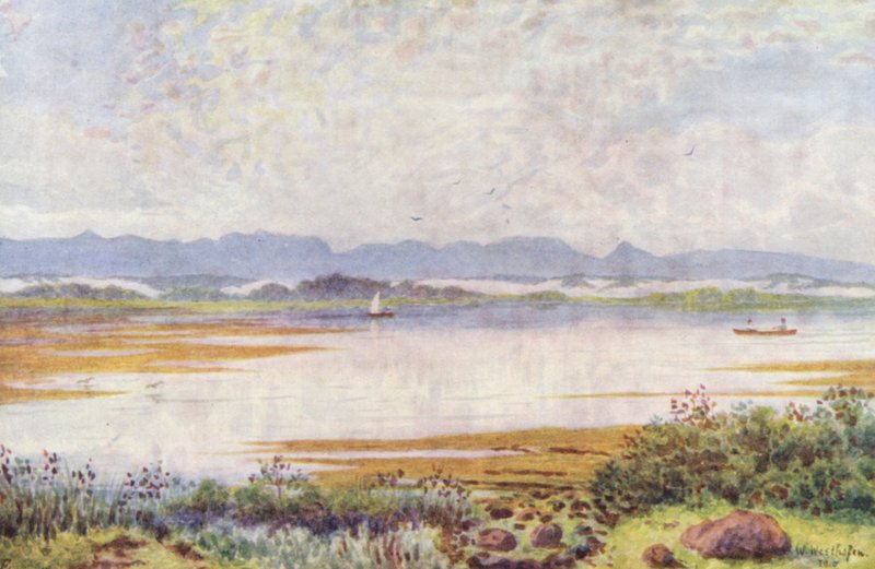 A tóparton, délkeleti irányban (színes litográfia) alkotó: Wilhelm Westhofen