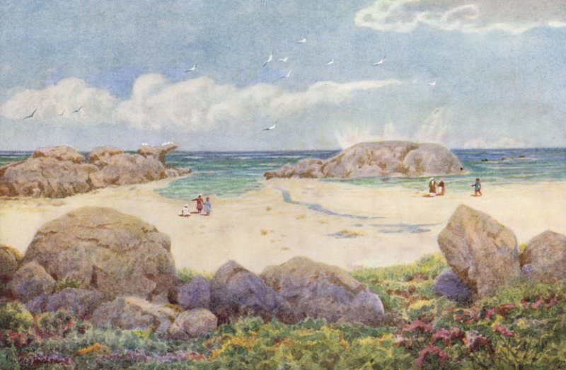 Camps Bay, a Victoria Roadon (színes litográfia) alkotó: Wilhelm Westhofen