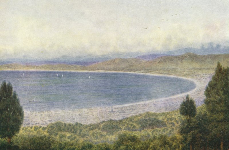 Table Bay a Kloof Nek felől (színes litográfia) alkotó: Wilhelm Westhofen