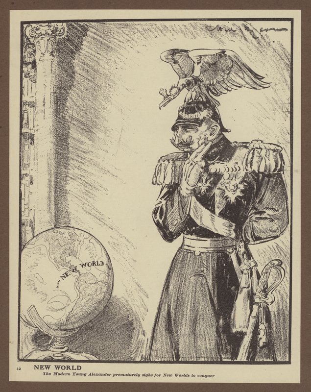 Újvilág (litho) alkotó: Will Dyson