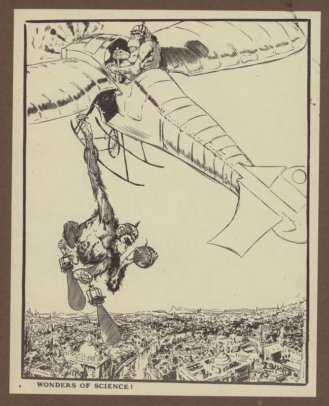 A tudomány csodái (litho) alkotó: Will Dyson