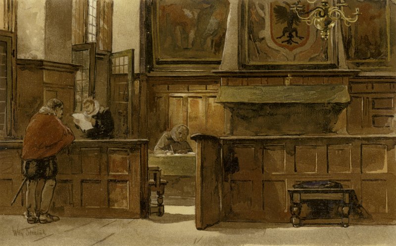 A városháza tanácsterme, Naarden, 1603 alkotó: Willem II Steelink