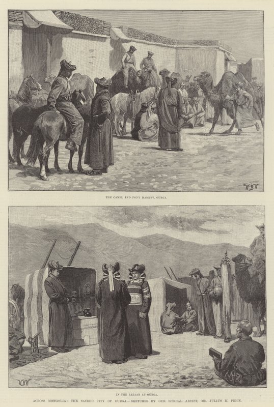Mongólia-szerte, Ourga szent városa alkotó: William Barnes Wollen