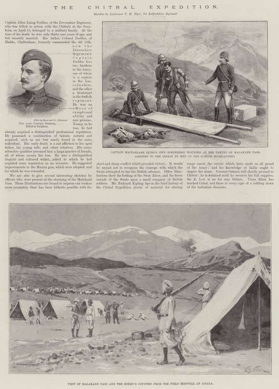 A Chitral-expedíció alkotó: William Barnes Wollen