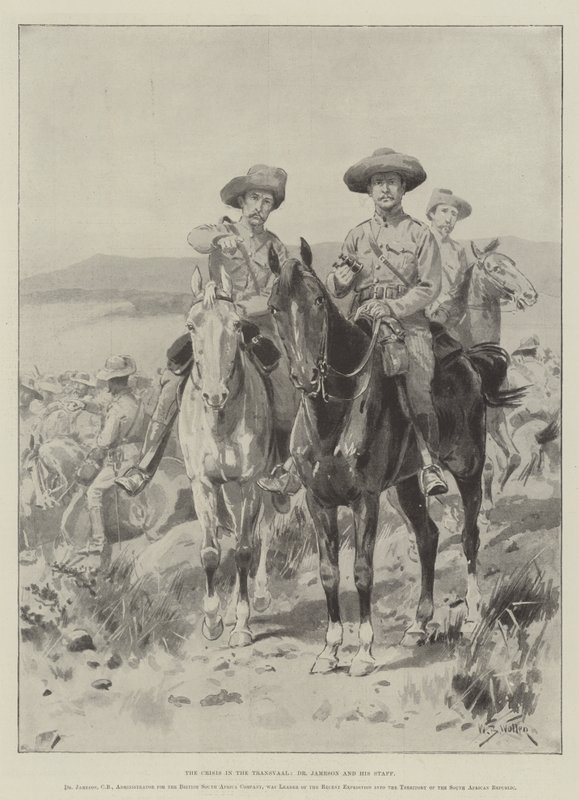 A válság a Transvaalban, Dr. Jameson és munkatársai alkotó: William Barnes Wollen