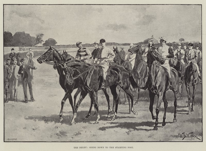 A Derby a kezdőpontig alkotó: William Barnes Wollen