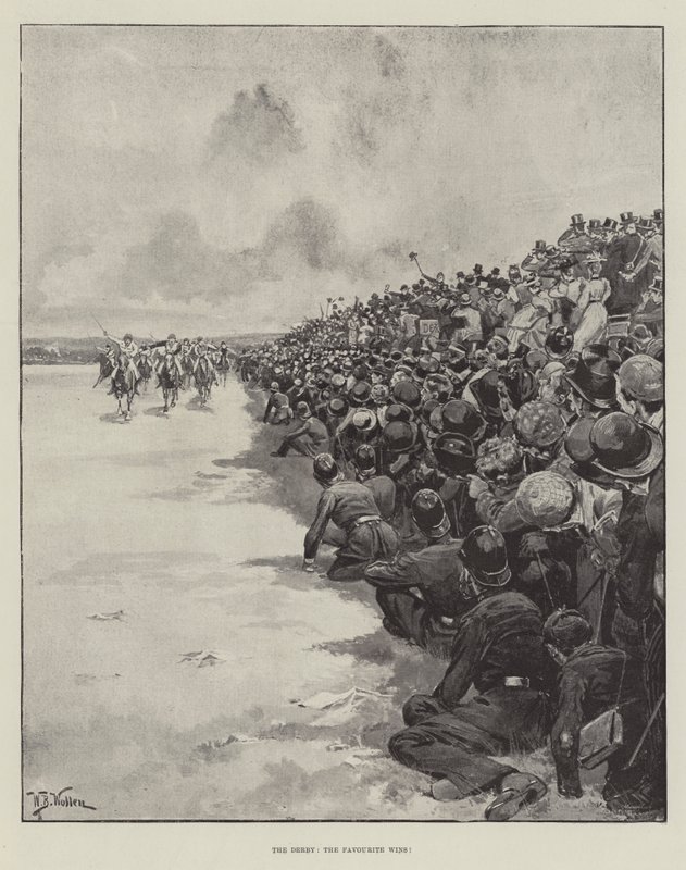 A Derby, a Kedvenc nyer! alkotó: William Barnes Wollen