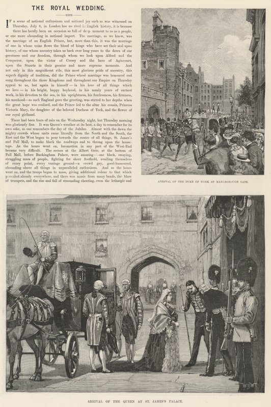 A királyi esküvő alkotó: William Barnes Wollen