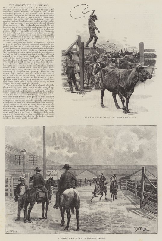 A chicagói Stockyards alkotó: William Barnes Wollen