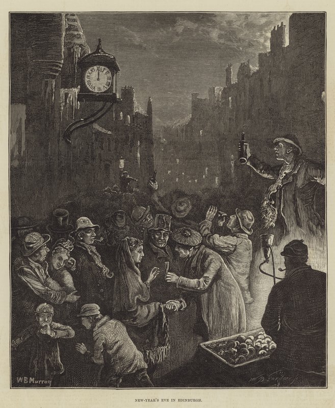 Szilveszter Edinburgh-ban alkotó: William Bazett Murray
