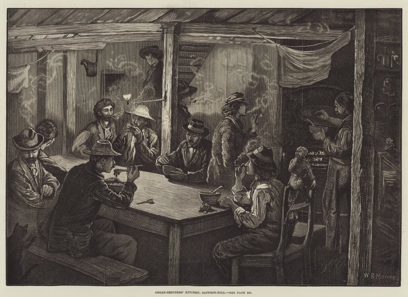 Orgonacsiszolók konyhája, Sáfrány-hegy alkotó: William Bazett Murray