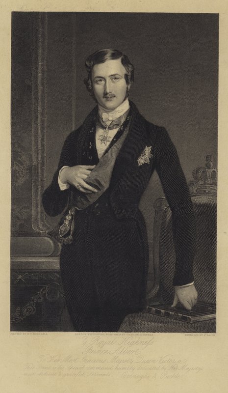 Albert, a herceg hitvese portréja alkotó: William Charles Ross