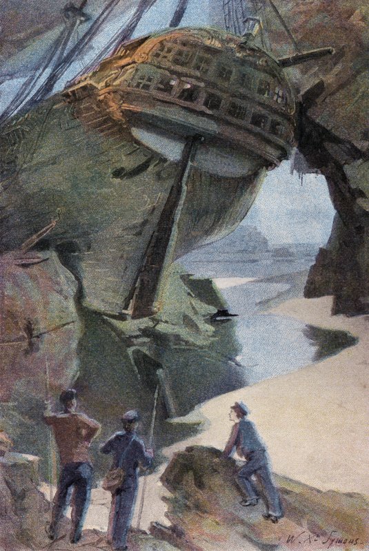 Illusztráció a bálnavadász Péterhez alkotó: William Christian Symons