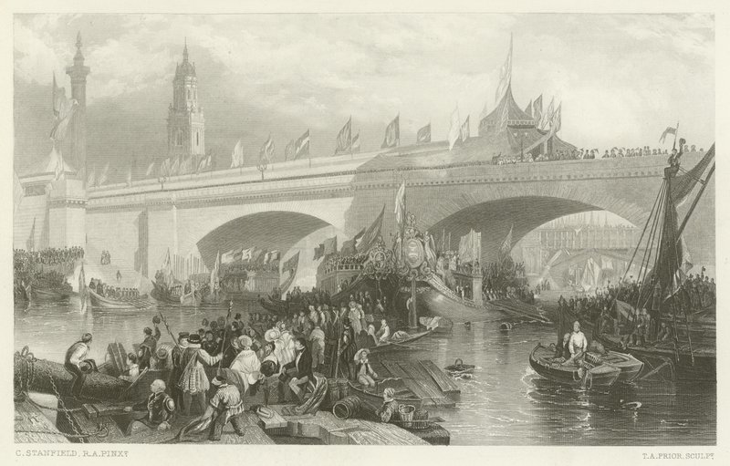 A New London Bridge megnyitása alkotó: Clarkson Frederick Stanfield