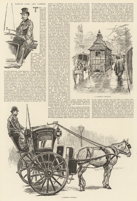 Londoni taxik és taxik alkotó: William Douglas Almond