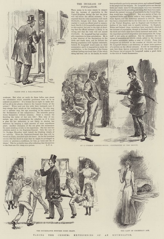 A népszámlálás készítése, egy számláló tapasztalatai alkotó: William Douglas Almond