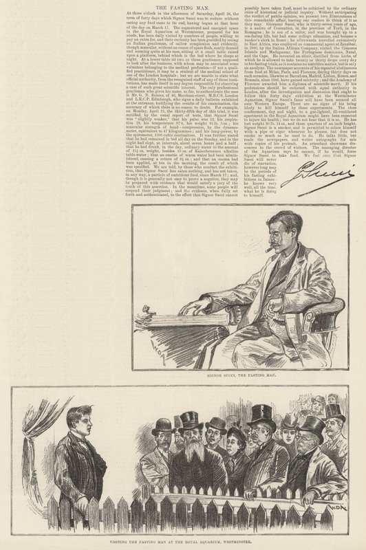 A böjtölő ember alkotó: William Douglas Almond