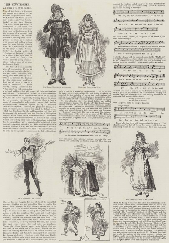 The Mountebanks, a Lyric Színházban alkotó: William Douglas Almond