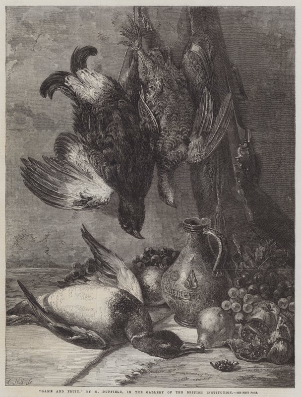 Játék és gyümölcs alkotó: William Duffield