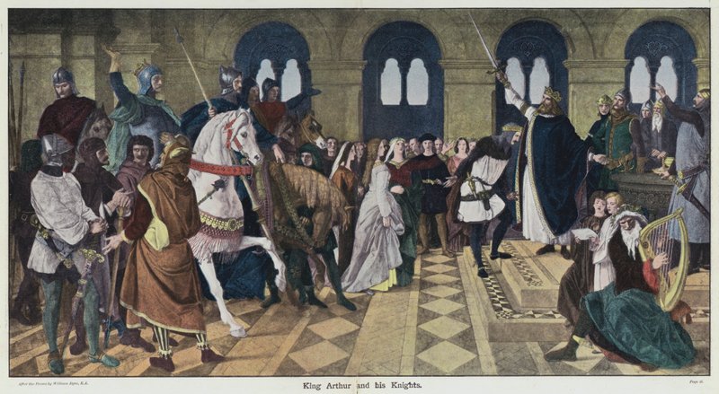 Arthur király és lovagjai alkotó: William Dyce