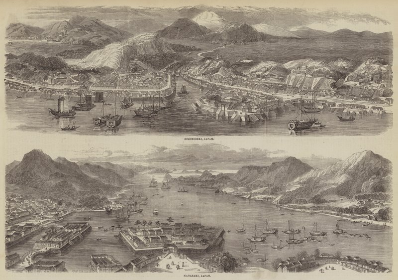 Japán vázlatai alkotó: William Henry Prior
