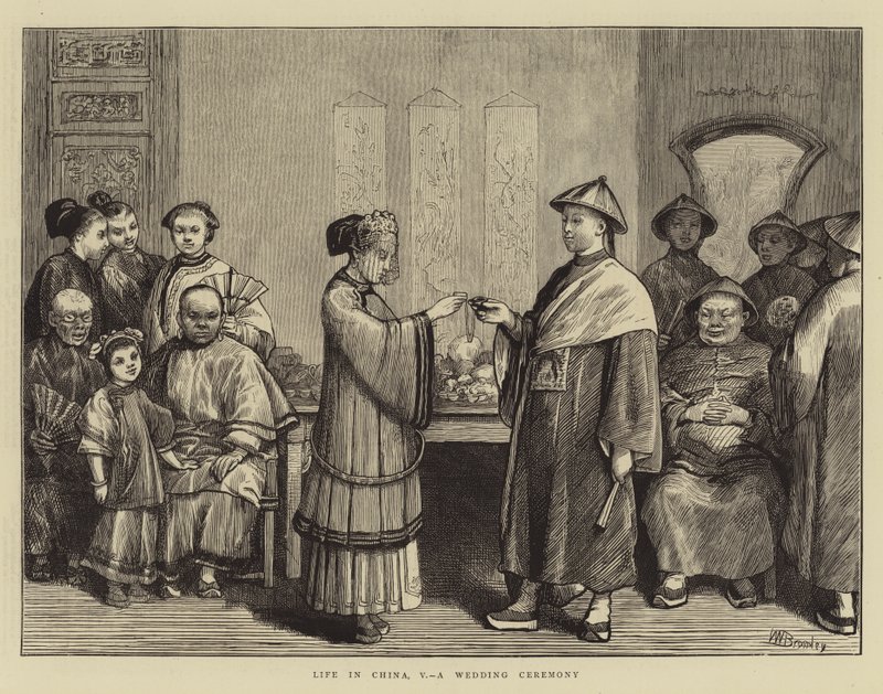 Élet Kínában, V, esküvői szertartás alkotó: William III Bromley