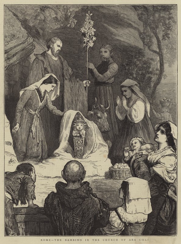 Róma, a Bambino az Ara Coeli templomban alkotó: William III Bromley