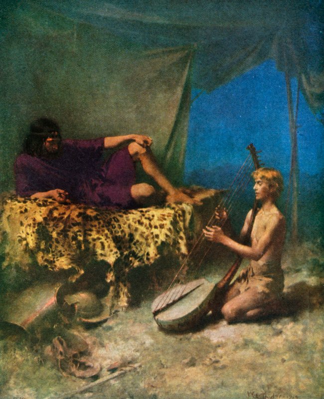 Saul és Dávid alkotó: William Ladd Taylor
