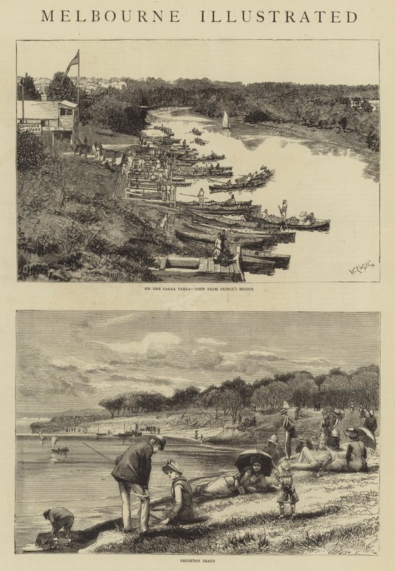 Melbourne Illustrated alkotó: William Lionel Wyllie