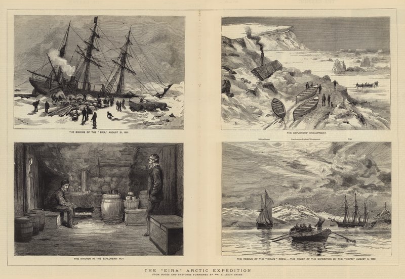 Az Eira sarkvidéki expedíció alkotó: William Lionel Wyllie