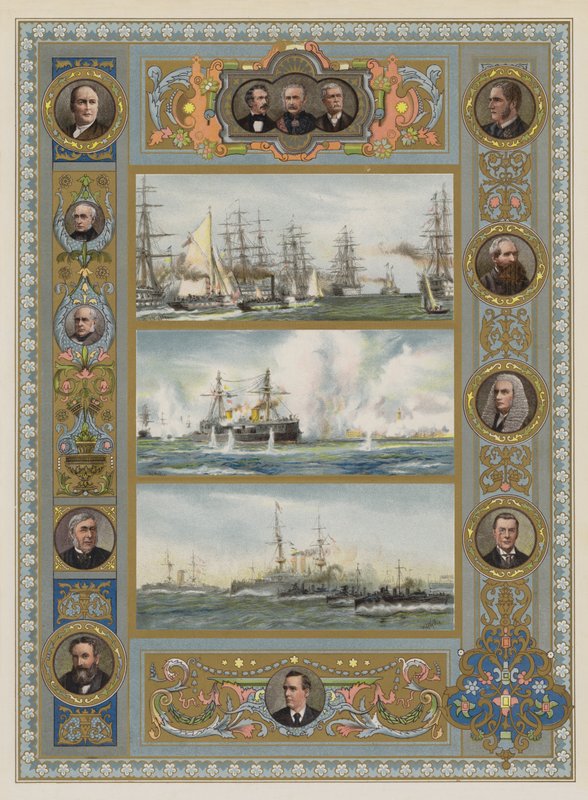 A királynő jubileuma (chromolitho) alkotó: William Lionel Wyllie