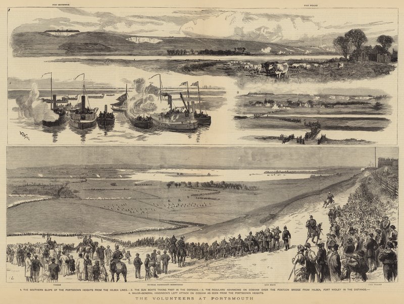 Önkéntesek Portsmouthban alkotó: William Lionel Wyllie