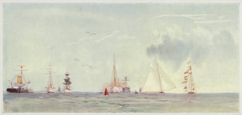 Cowes Roads, Regatta Time alkotó: William Lionel Wyllie