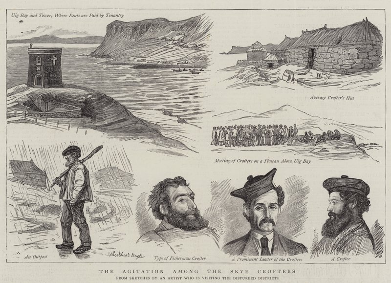 A Skye Croftersek körében tapasztalható izgalom alkotó: William Lockhart Bogle