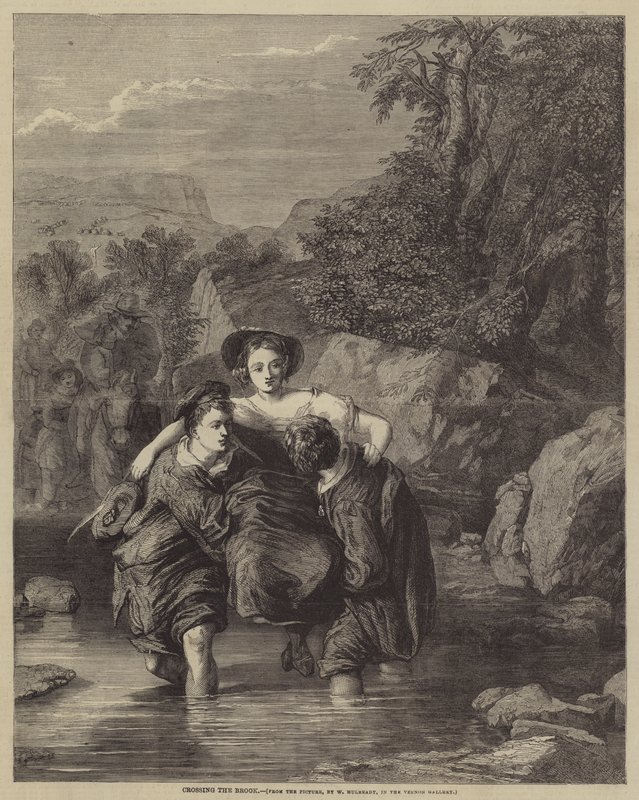 Átkelés a patakon alkotó: William Mulready