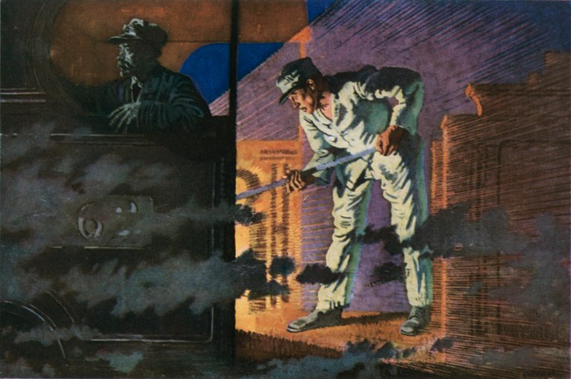 The Night Mail, The Engineman alkotó: William Orpen