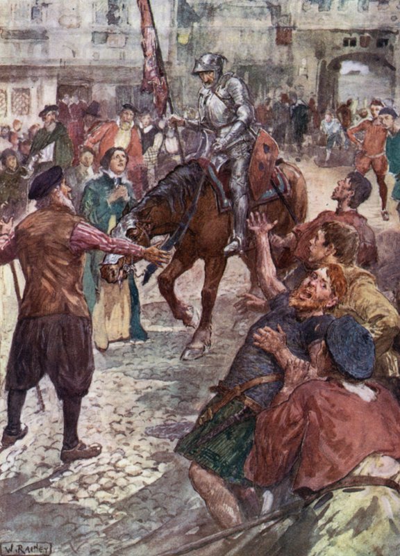 Edinburgh Flodden után alkotó: William Rainey