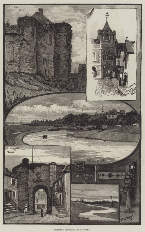 Rambling Sketches, Rye, Sussex alkotó: William Rainey