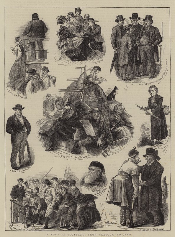 Egy körút Skóciában, Glasgow-tól Obanig alkotó: William Ralston