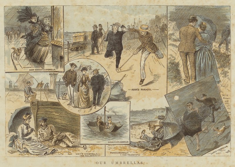 Esernyőink (chromolitho) alkotó: William Ralston