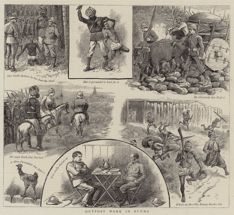 Előőrs munka Burmában alkotó: William Ralston